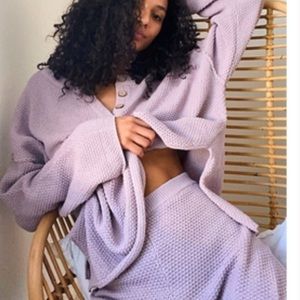 Free People Hailee Sweater & Pants Set SMALL